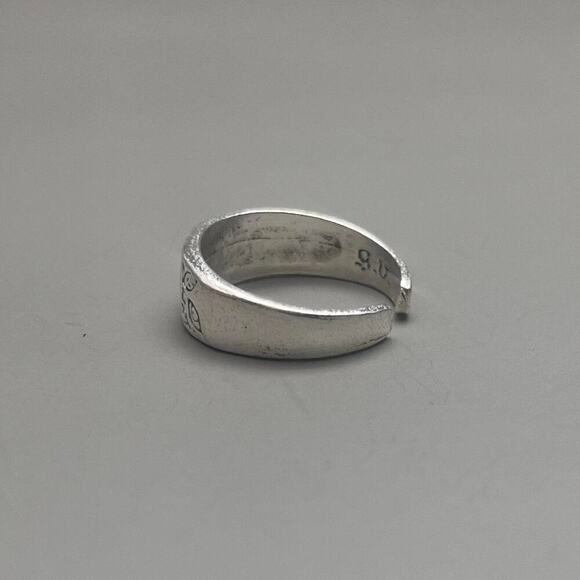 y2k vintage silver egyptian eye ring - Picture 4 of 7